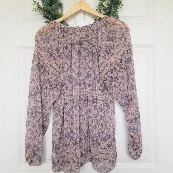 EUC CAbi Sienna Peasant Boho Blouse - Picture 3 of 6